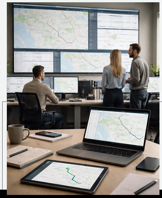 Трекинг грузов и Fleet Management, мониторинг автопарка в Луховицах