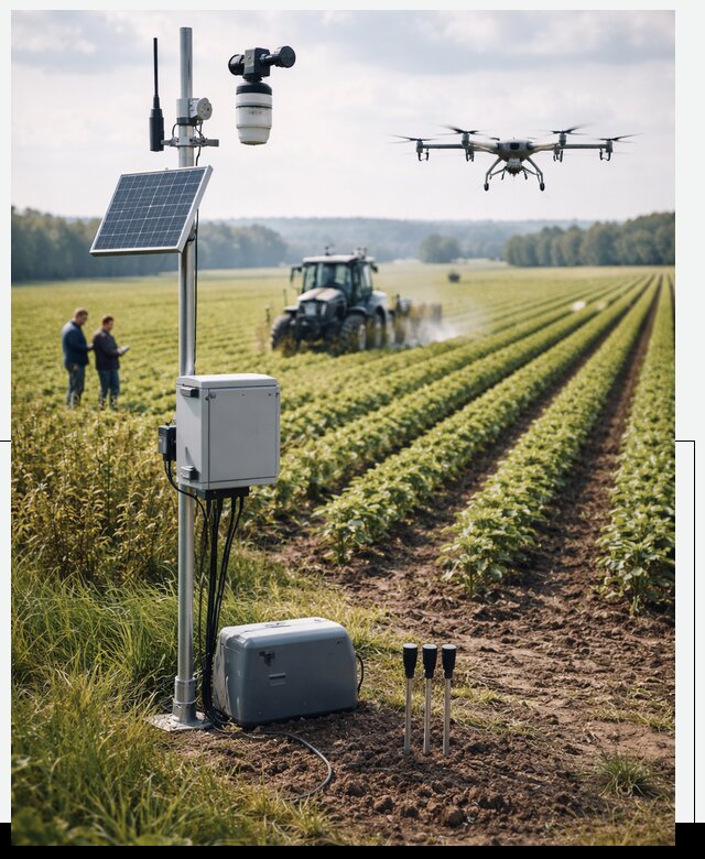 Разработка IoT мониторинга полей в Луховицах от 8793 р. | АвикейЛхв